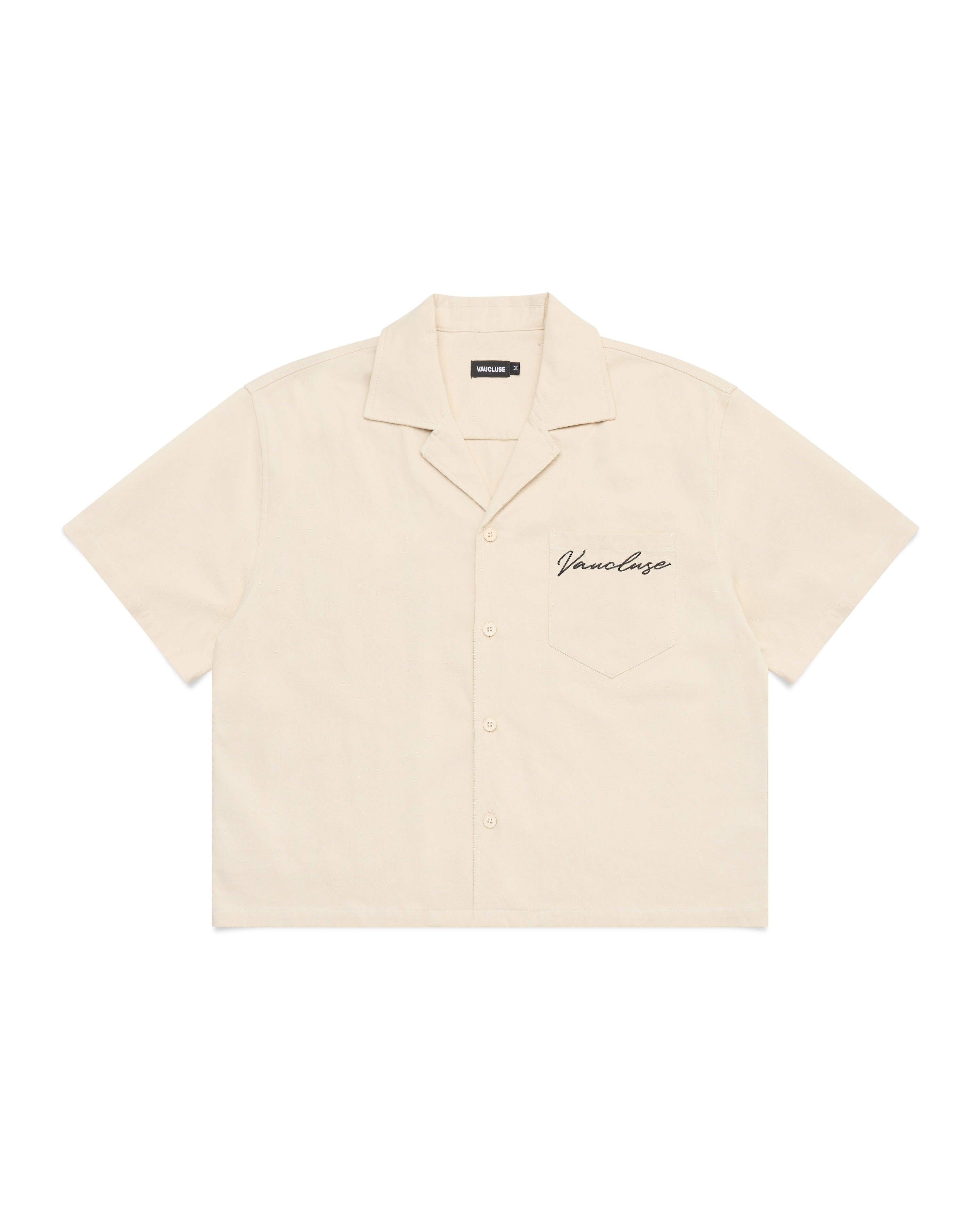 Signature Short Sleeved Shirt - Beige – VAUCLUSE STUDIOS UK