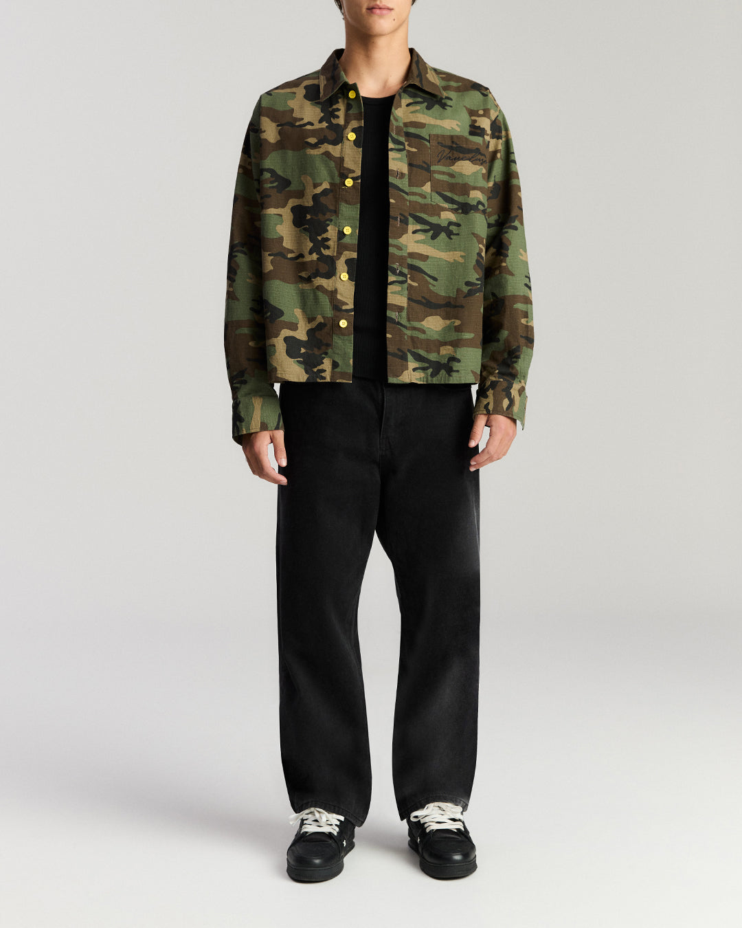 Signature Long Sleeve Over Shirt - Camouflage