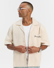 Signature Short Sleeved Shirt - Beige