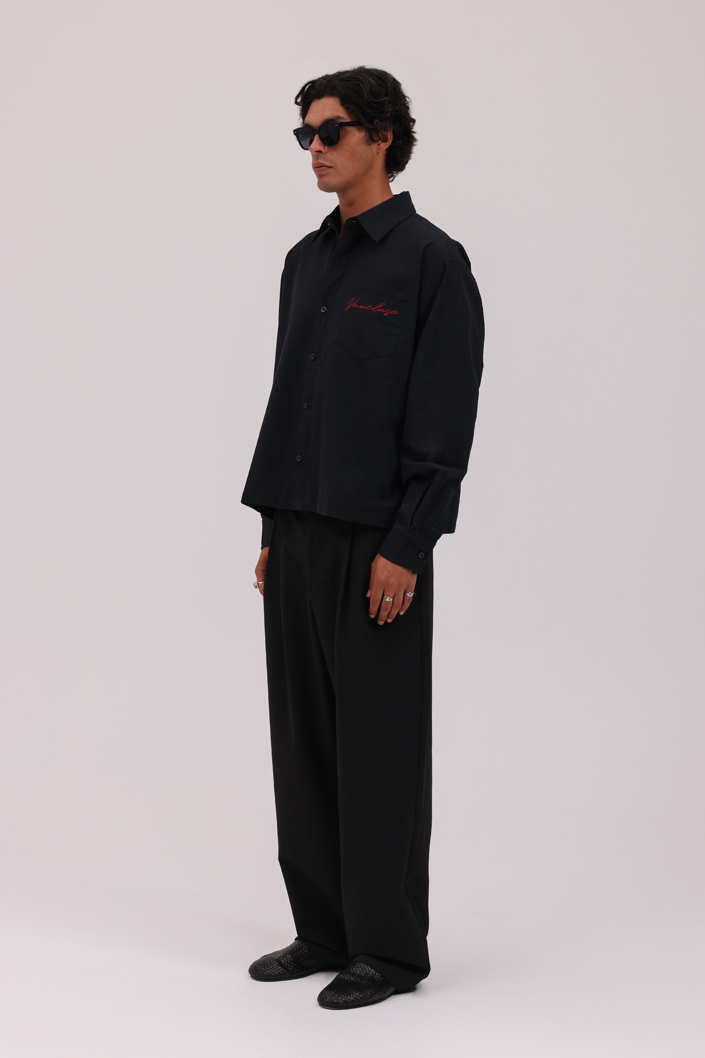 Signature Long Sleeve Shirt - Black