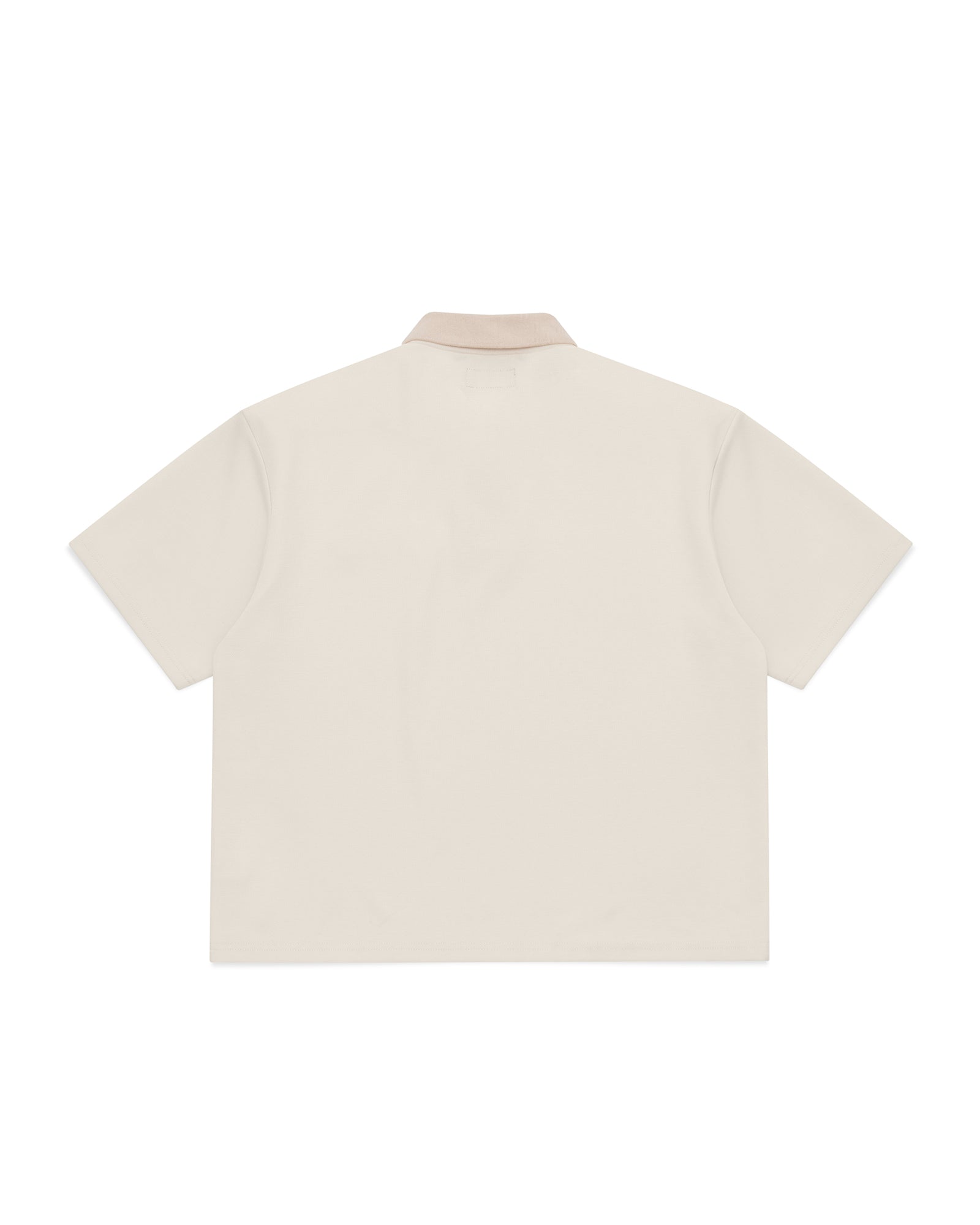 Signature Short Sleeve Polo Shirt - Cream/Beige
