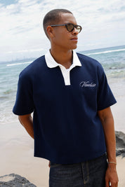 Signature Short Sleeve Polo Shirt - Navy