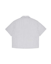 Striped Signature Short Sleeve Shirt - White