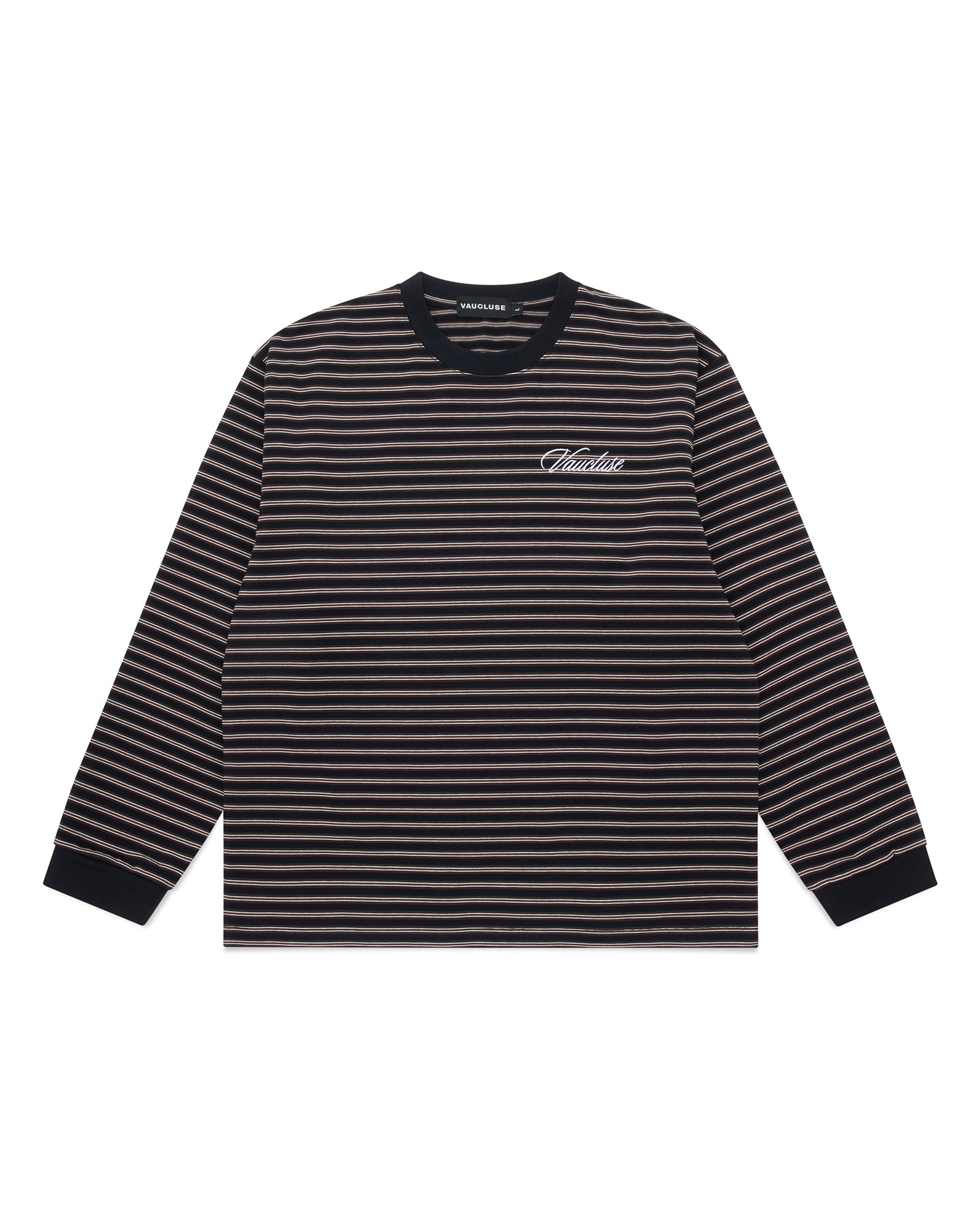 Striped Long Sleeve T-Shirt - Black/White