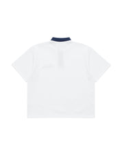 Signature Short Sleeve Polo Shirt - White/Navy