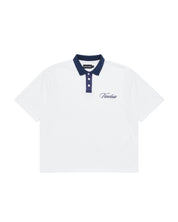Signature Short Sleeve Polo Shirt - White/Navy