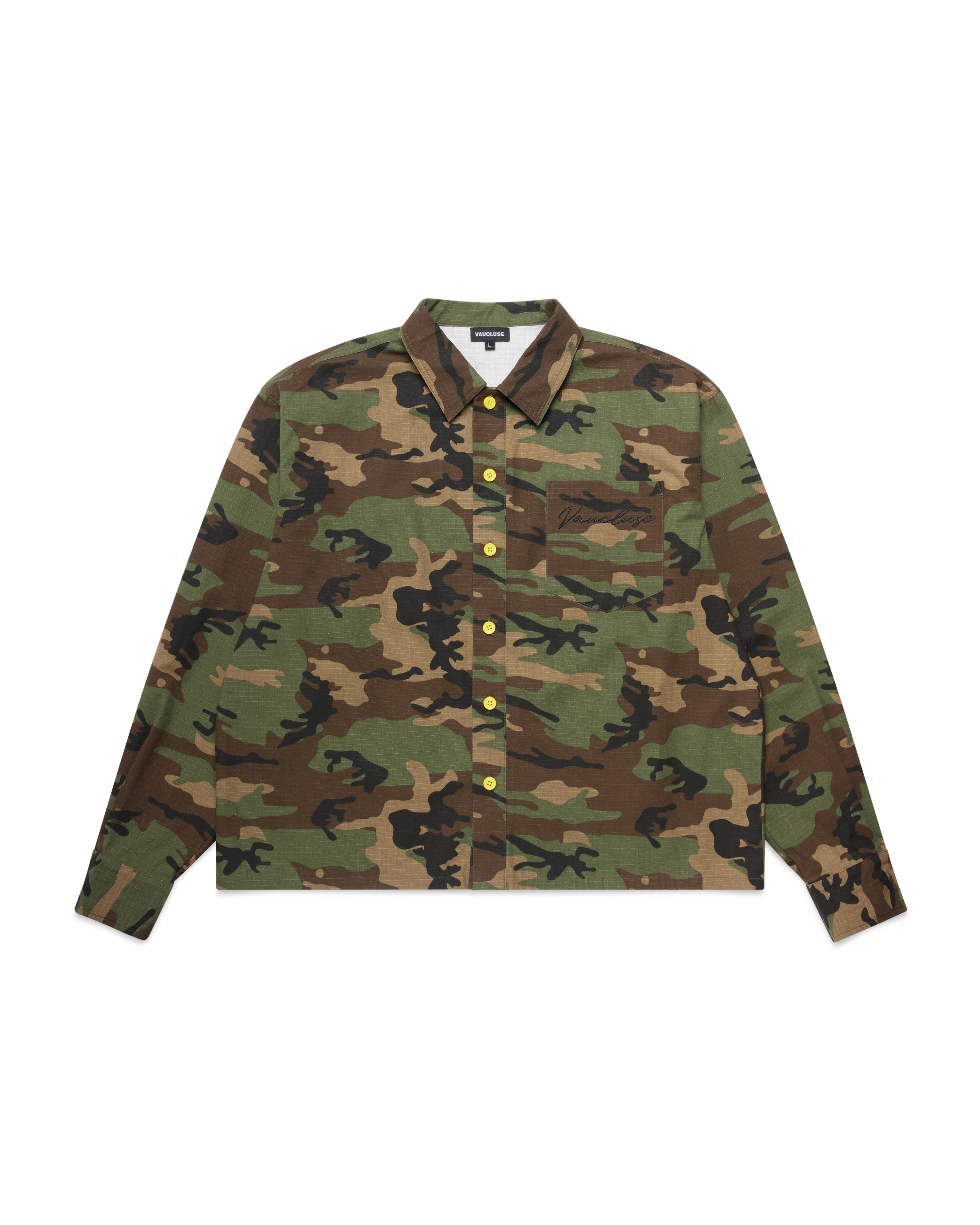 Signature Long Sleeve Over Shirt - Camouflage