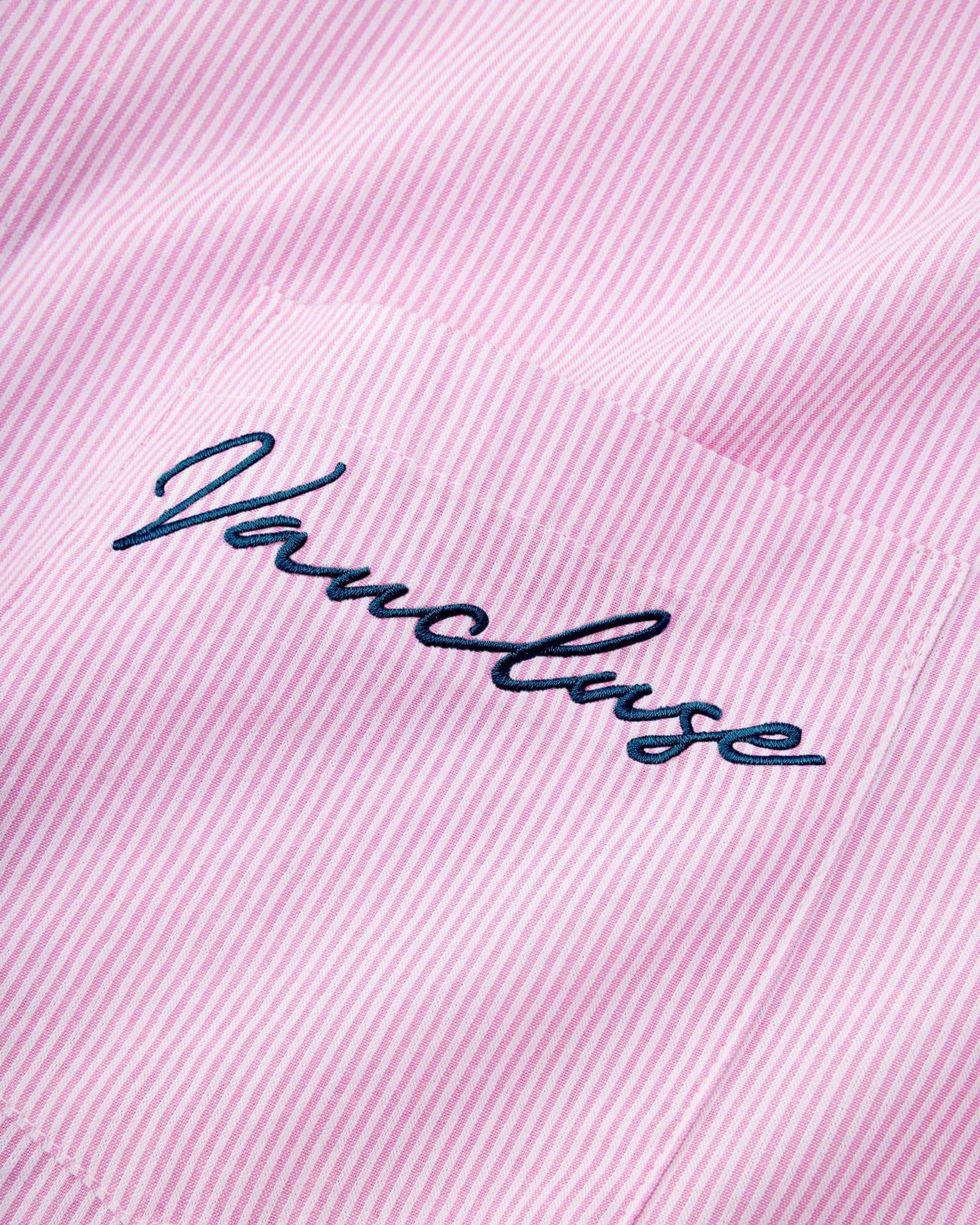 Striped Signature Long Sleeve Shirt - Rose