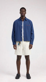 Signature Long Sleeve Shirt - Navy