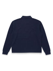 Signature Long Sleeve Polo Shirt - Navy