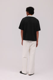 Signature Short Sleeve Polo Shirt - Black/White