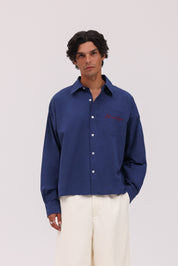 Signature Long Sleeve Shirt - Navy