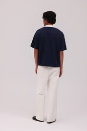 Signature Short Sleeve Polo Shirt - Navy