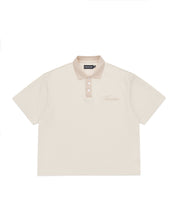 Signature Short Sleeve Polo Shirt - Cream/Beige